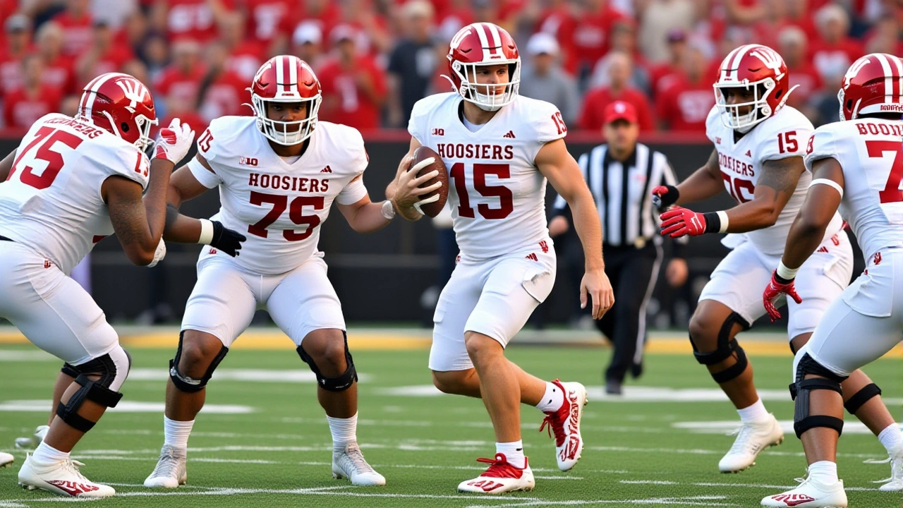 Omar Cooper Jr.'s Toe-Tap TD Lifts No. 2 Indiana Past Penn State 27-24 in Historic Beaver Stadium Win