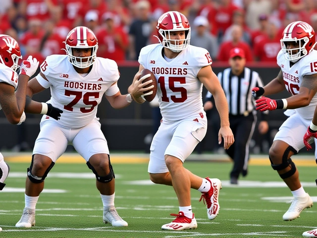 Omar Cooper Jr.'s Toe-Tap TD Lifts No. 2 Indiana Past Penn State 27-24 in Historic Beaver Stadium Win